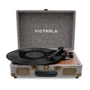 Victrola VENTURE Suitcase Record Player With Bluetooth (Walnut)