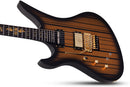 Schecter SYNYSTER GATES SIGNATURE CUSTOM-S Left-Handed Electric Guitar (Satin Gold Burst)