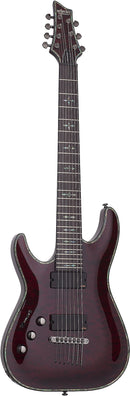 Schecter C-7 HELLRAISER 7-String Left-Handed Electric Guitar (Black Cherry)
