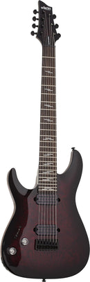 Schecter OMEN ELITE-7 7-String Left-Handed Electric Guitar (Black Cherry Burst)