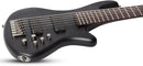 Schecter STILETTO STUDIO-6 6-String Electric Bass Guitar (See-Thru Black Satin)