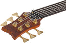 Schecter STILETTO STUDIO-6 6-String Left-Handed Electric Bass Guitar (Honey Satin)