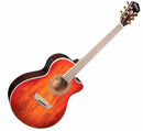 Washburn EA55G-A Festival Series Acoustic-Electric Guitar (Koa Burst)