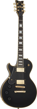 Guitare électrique pour gaucher Schecter SOLO-II CUSTOM (Aged Black Satin)