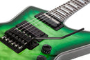 Guitare électrique Schecter E-1 FR-SUSTAINIAC SPECIAL EDITION (Green Burst)