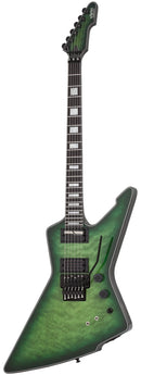Guitare électrique Schecter E-1 FR-SUSTAINIAC SPECIAL EDITION (Green Burst)