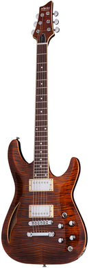 Guitare électrique demi-caisse Schecter C-1 E/A (Cats Eye)