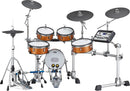 Batterie électronique Yamaha DTX10KMRW avec peaux maillées (bois véritable)