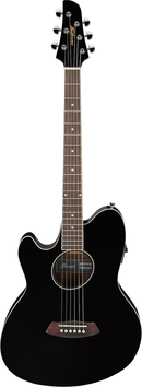 Ibanez TCY10LEBK Left Handed Talman Acoustic Guitar With Preamp & Tuner (Black High Gloss)