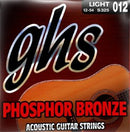 Cordes de guitare acoustique Ghs 340 hosphor Bronze (Heavy) - .014 - .058