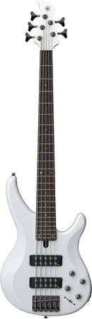 Basse électrique 5 cordes Yamaha TRBX305 (blanche)