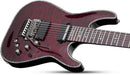 Guitare électrique pour gaucher 7 cordes Schecter C-7 HELLRAISER FR S (Black Cherry)