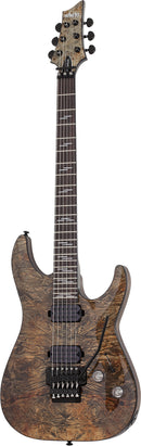 Schecter OMEN ELITE-6 FR Electric Guitar (Charcoal)