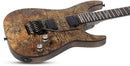 Schecter OMEN ELITE-6 FR Electric Guitar (Charcoal)