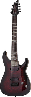 Schecter OMEN ELITE-7 7-String Electric Guitar (Black Cherry Burst)