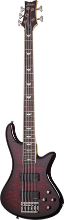 Basse électrique 5 cordes Schecter STILETTO EXTREME-5 (Black Cherry)