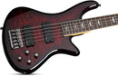 Basse électrique 5 cordes Schecter STILETTO EXTREME-5 (Black Cherry)