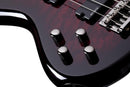 Schecter STILETTO EXTREME-4 Left-Handed Electric Bass Guitar (Black Cherry)