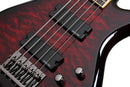 Basse électrique 5 cordes pour gaucher Schecter STILETTO EXTREME-5 (Black Cherry)