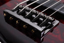 Basse électrique 5 cordes pour gaucher Schecter STILETTO EXTREME-5 (Black Cherry)
