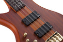 Schecter STILETTO STUDIO-4 Left-Handed Electric Bass Guitar (Honey Satin)