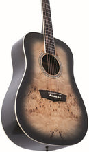 Washburn DFBDB Deep Forest Series Acoustic Guitar (Black Fade Gloss)