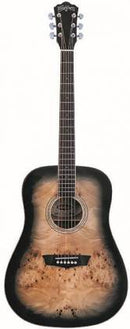 Washburn DFBDB Deep Forest Series Acoustic Guitar (Black Fade Gloss)