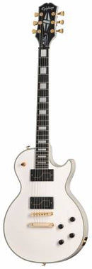 Epiphone EILPCMKHBWGH Matt Heafy Signature Les Paul Custom Origins Electric Guitar (Bone White)