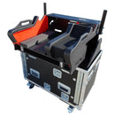 ProX XZF-YDM7EX1U LMA Yamaha DM7-EX Console hydraulique rabattable rétractable levage 1U Rack Space Flight Case