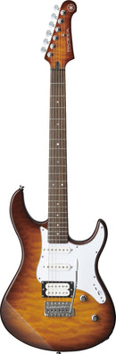 Yamaha PACIFICA Electric Guitar With Quilted Maple Top (Tobacco Brown Sunburst)