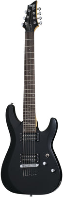 Guitare électrique 7 cordes Schecter C-7 DELUXE (Satin Black)