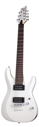 Guitare électrique 7 cordes Schecter C-7 DELUXE (Satin White)