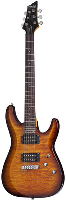 Guitare électrique Schecter C-6 PLUS (Vintage Sunburst)