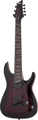 Schecter OMEN ELITE-7 MS 7-String Electric Guitar (Black Cherry Burst)