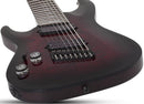 Schecter OMEN ELITE-8 MS 8-String Left-Handed Electric Guitar (Black Cherry Burst)