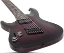 Schecter OMEN ELITE-7 MS 7-String Left-Handed Electric Guitar (Black Cherry Burst)