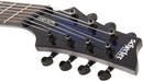 Schecter OMEN ELITE-7 MS 7-String Electric Guitar (See-Thru Blue Burst)