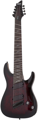 Schecter OMEN ELITE-8 MS 8-String Electric Guitar (Black Cherry Burst)