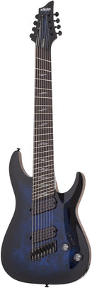 Schecter OMEN ELITE-8 MS 8-String Electric Guitar (See-Thru Blue Burst)