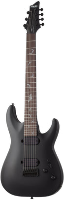 Schecter DAMIEN-7 7-String Electric Guitar (Satin Black)