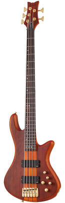 Schecter STILETTO STUDIO-5 5-String Electric Bass Guitar (Honey Satin)