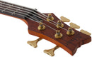 Schecter STILETTO STUDIO-5 5-String Electric Bass Guitar (Honey Satin)