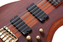 Schecter STILETTO STUDIO-5 5-String Electric Bass Guitar (Honey Satin)