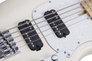 Schecter CV-5 5-String Electric Bass Guitar (Ivory)