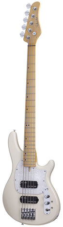 Schecter CV-5 5-String Electric Bass Guitar (Ivory)