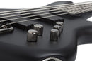 Guitare basse électrique à 5 cordes Schecter STILETTO STUDIO-5 (See-Thru Black Satin)
