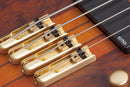 Schecter STILETTO STUDIO-4 FF Fanned Fret Electric Bass Guitar (Honey Satin)