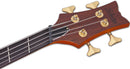 Schecter STILETTO STUDIO-4 FF Fanned Fret Electric Bass Guitar (Honey Satin)