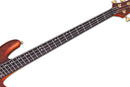 Schecter STILETTO STUDIO-4 FF Fanned Fret Electric Bass Guitar (Honey Satin)