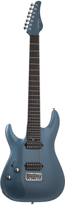 Guitare électrique 7 cordes pour gaucher Schecter AARON MARSHALL AM-7 (Cobalt Slate)